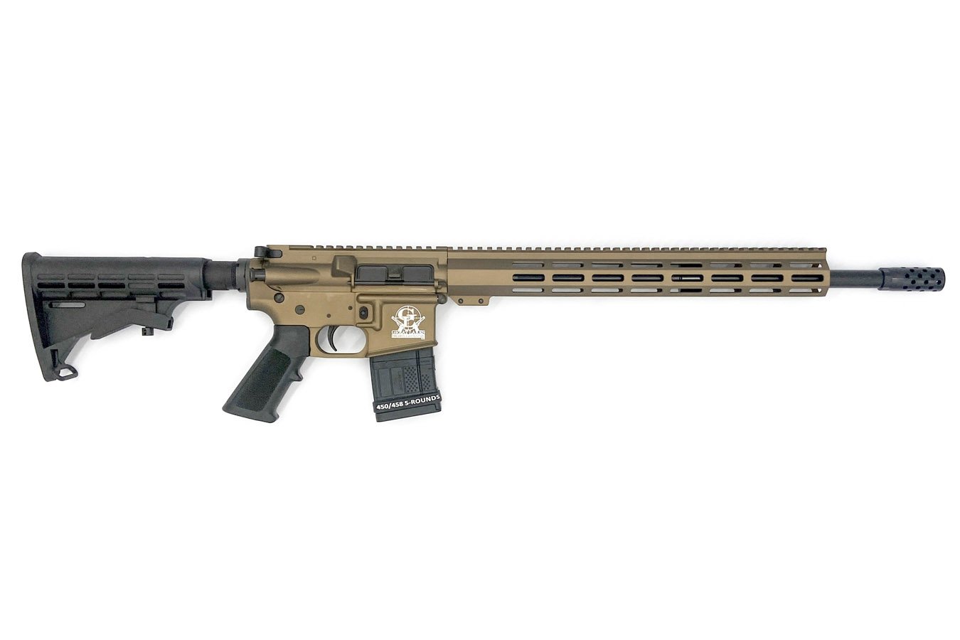 Great Lakes Firearms GL-15 450 Bushmaster Semi-Auto Rifle with Bronze Finish and 18 Inch Barrel 1 A12